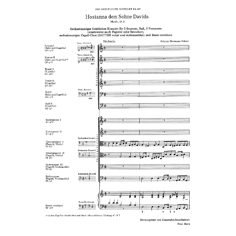 Titelbild für CARUS 5137-00 - HOSIANNA DEM SOHNE DAVIDS