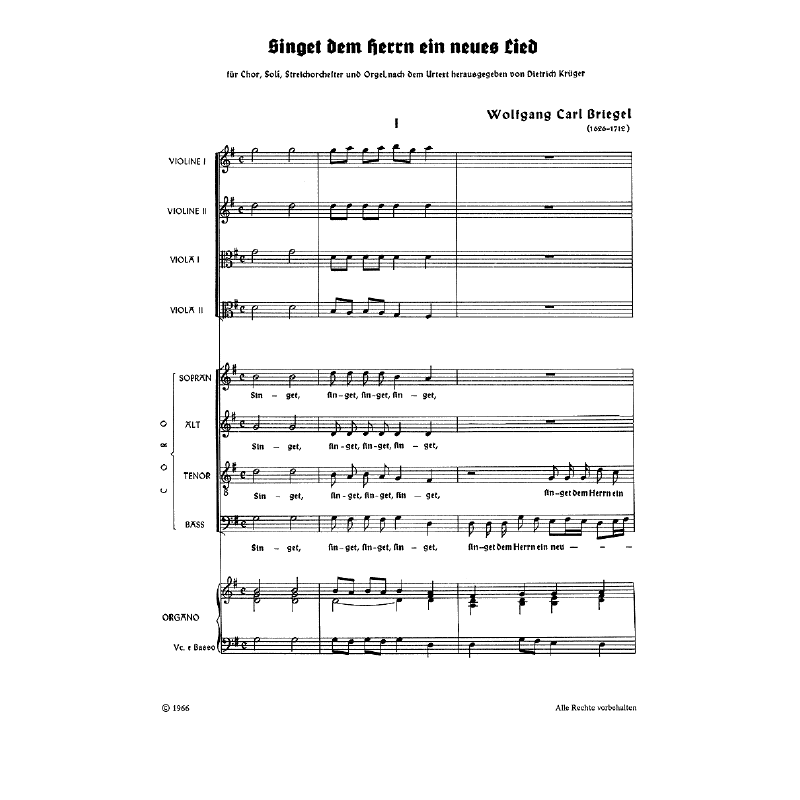 Notenbild für CARUS 10013-00 - SINGET DEM HERRN EIN NEUES LIED