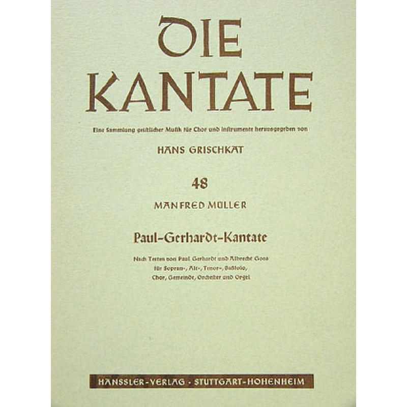 Titelbild für CARUS 10048-00 - PAUL GERHARDT KANTATE