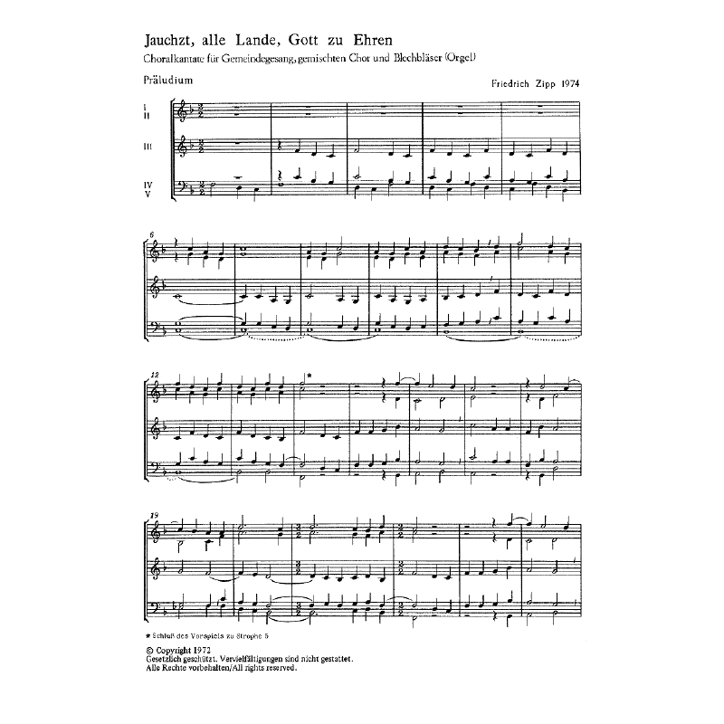 Titelbild für CARUS 10328-00 - JAUCHZT ALLE LANDE GOTT ZU EHREN