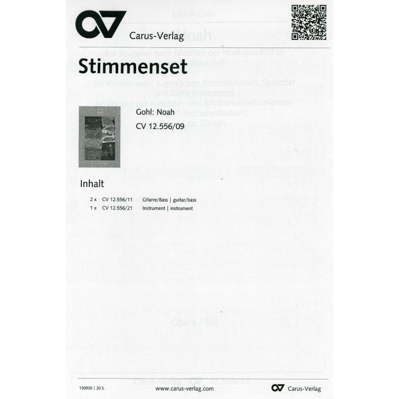 Titelbild für CARUS 12556-09 - NOAH