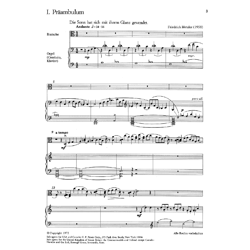 Titelbild für CARUS 13007-00 - DIE SONN HAT SICH - PARTITA