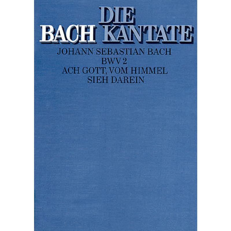 Titelbild für CARUS 31002-00 - KANTATE 2 ACH GOTT VOM HIMMEL SIEH DAREIN BWV 2