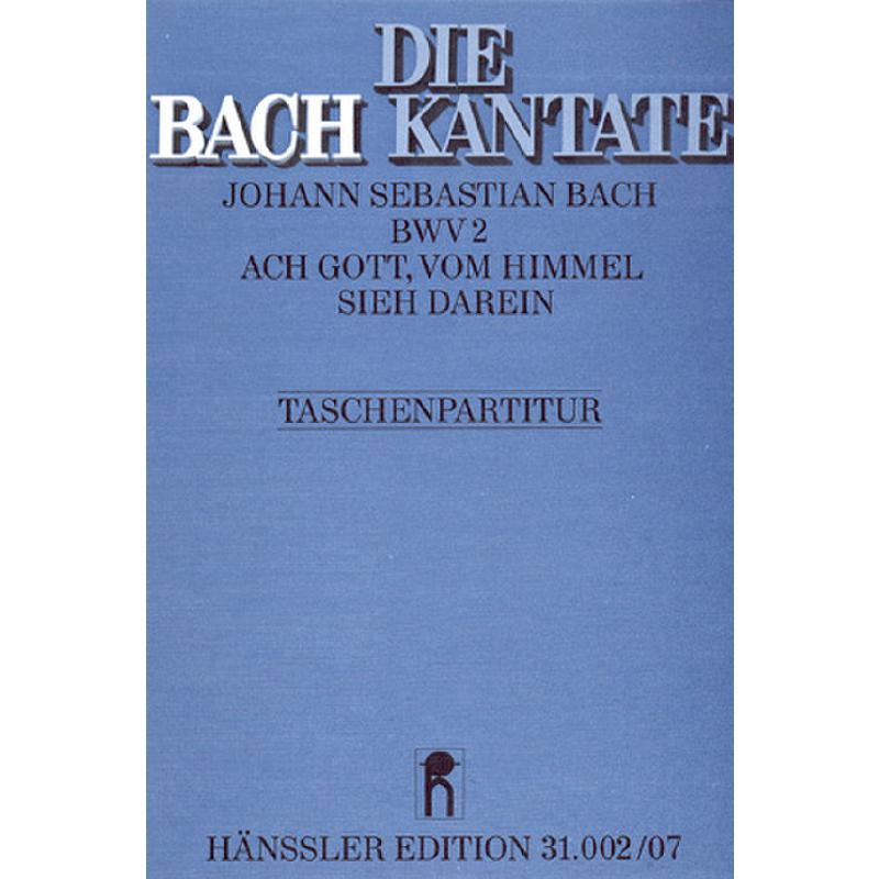 Titelbild für CARUS 31002-07 - KANTATE 2 ACH GOTT VOM HIMMEL SIEH DAREIN BWV 2