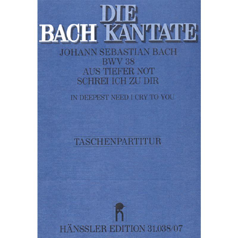 Titelbild für CARUS 31038-07 - KANTATE 38 AUS TIEFER NOT SCHREI ICH ZU DIR BWV 38