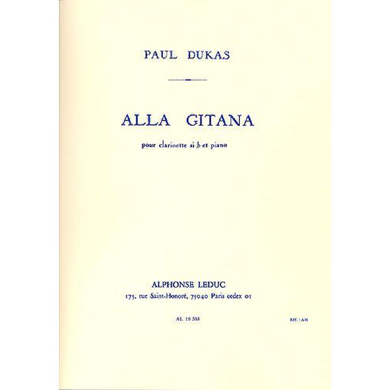 Titelbild für AL 18303 - ALLA GITANA