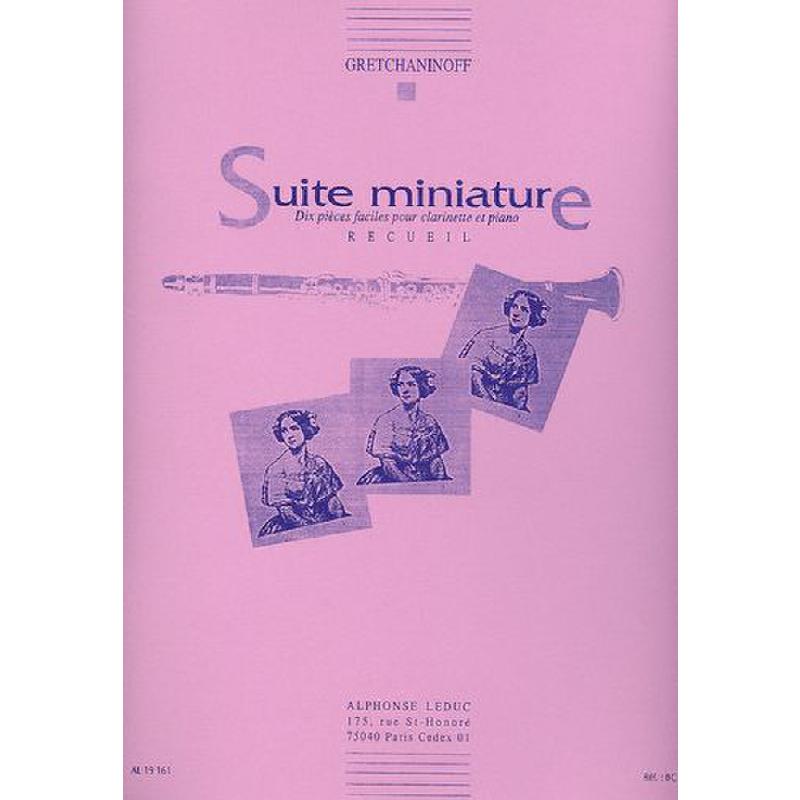 Titelbild für AL 19161 - SUITE MINIATURE OP 145 CPLT