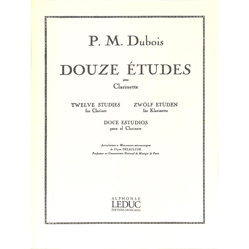 Titelbild für AL 22178 - 12 ETUDES  DOUZE