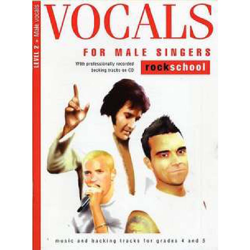 Titelbild für MSRSK 020108 - VOCALS FOR MALE SINGERS LEVEL 2 - ROCK SCHOOL