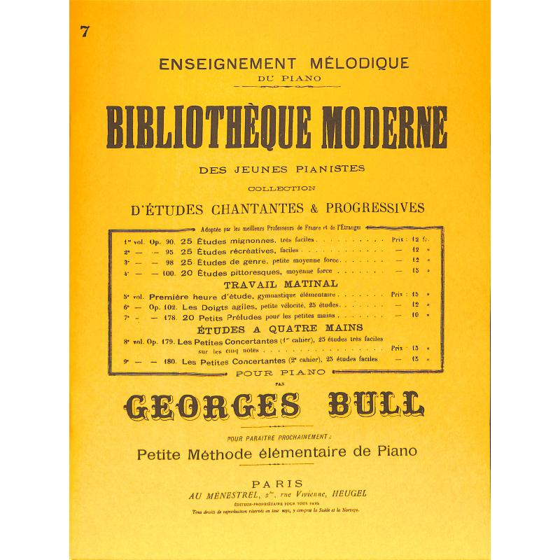 Titelbild für HE 19904 - 20 PETITES PRELUDES