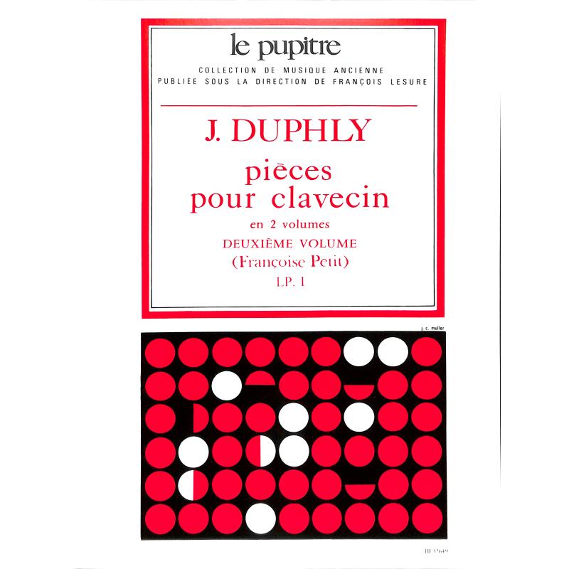 Titelbild für HE 32649 - PIECES DE CLAVECIN 2