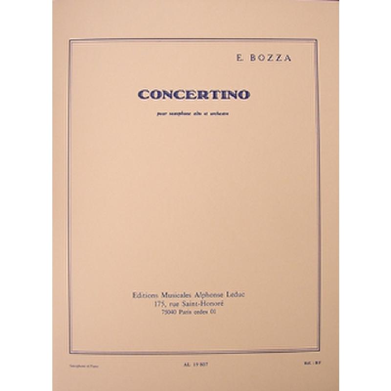 Titelbild für AL 19807 - CONCERTINO