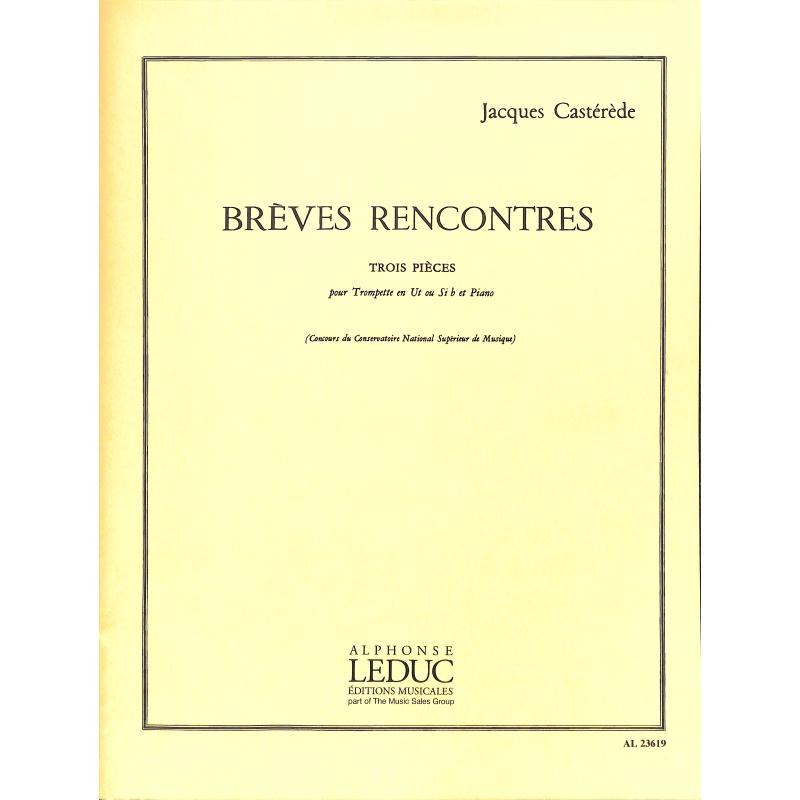 Titelbild für AL 23619 - BREVES RENCONTRES - 3 PIECES