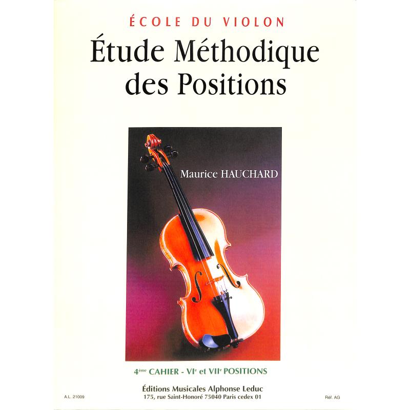 Titelbild für AL 21009 - ETUDE METHODIQUE DES POSITIONS 4