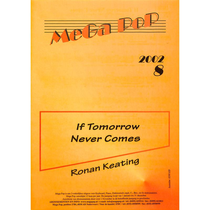 Titelbild für MDFK 0208-KB - If tomorrow never comes