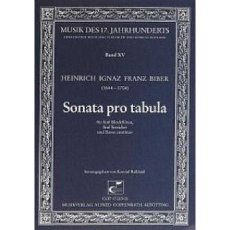 Titelbild für CARUS 91220-00 - Sonata pro tabula a 10