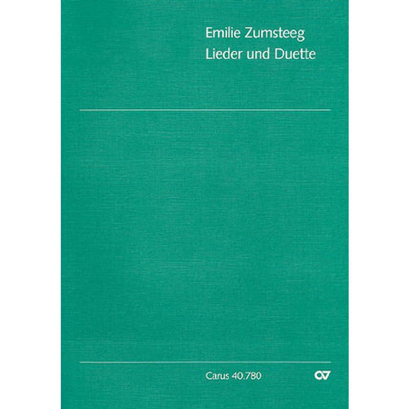 Titelbild für CARUS 40780-00 - LIEDER UND DUETTE