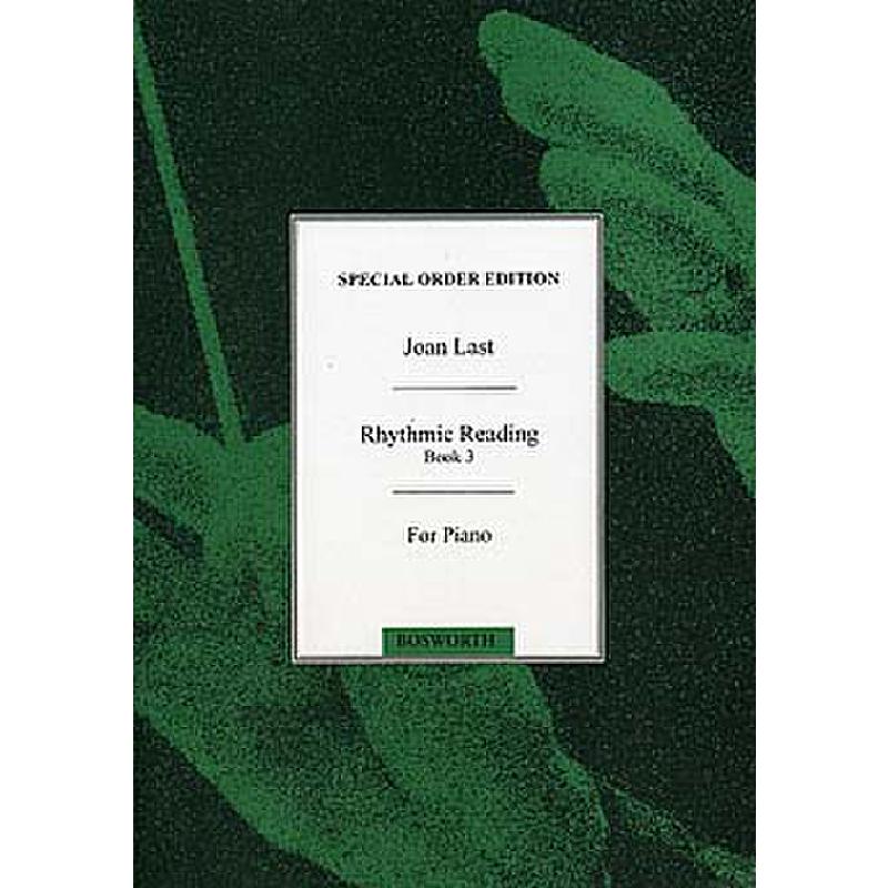 Titelbild für BOE 004512 - RHYTHMIC READING 3