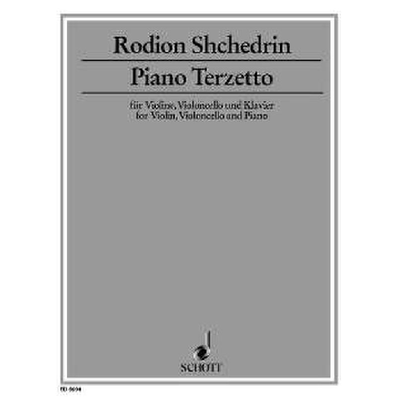 Titelbild für ED 8694 - PIANO TERZETTO