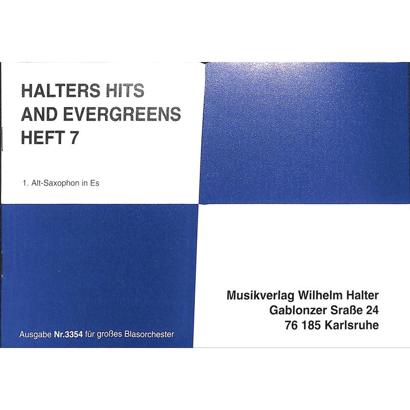 Titelbild für HAL 3354-ASAX1 - HALTERS HITS + EVERGREENS 7