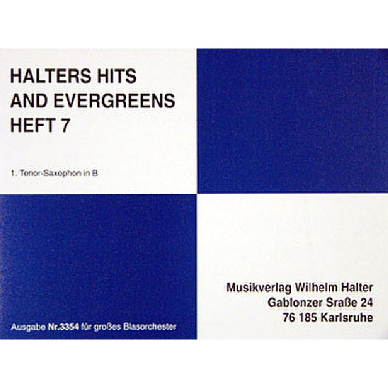 Titelbild für HAL 3354-TSAX1 - HALTERS HITS + EVERGREENS 7