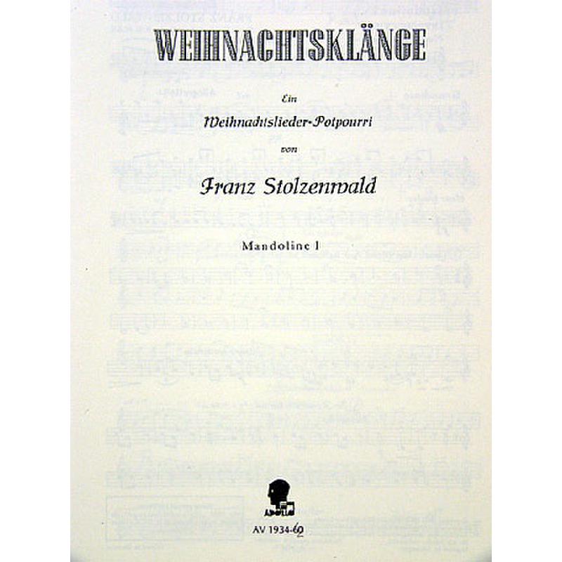 Titelbild für AV 1934-62 - WEIHNACHTSKLAENGE POTPOURRI
