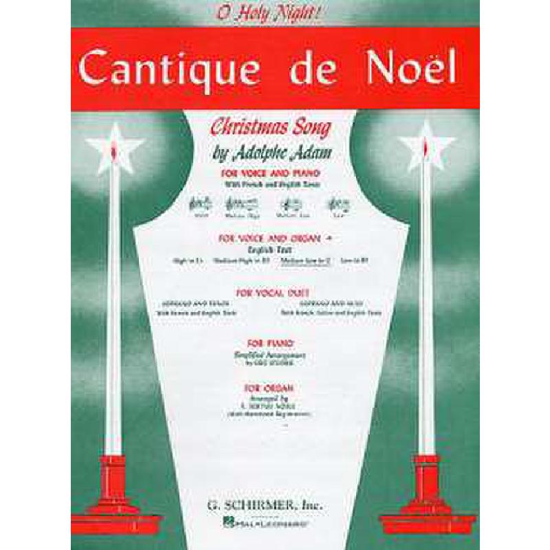 Titelbild für GS 29023 - CANTIQUE DE NOEL - O HOLY NIGHT C-DUR