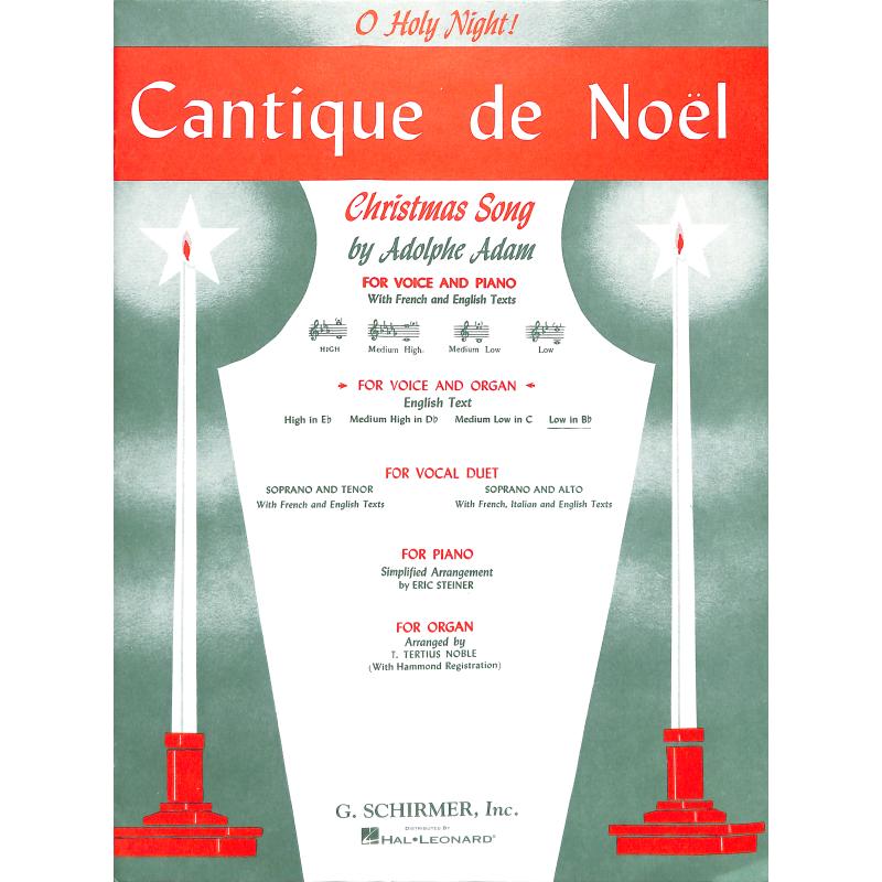 Titelbild für GS 29022 - CANTIQUE DE NOEL - O HOLY NIGHT B-DUR