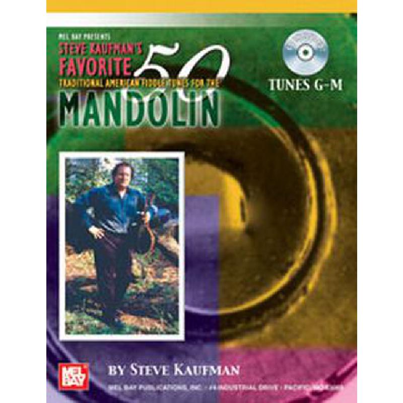 Titelbild für MB 20891BCD - FAVORITE 50 TRADITIONAL AMERICAN FIDDLE TUNES FOR THE MANDOLIN