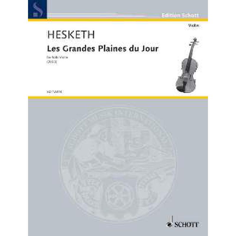 Titelbild für ED 12878 - LES GRANDES PLAINES DU JOUR (2005)