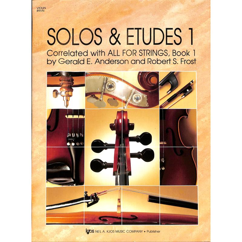 Titelbild für KJOS 89VN - SOLOS + ETUDES 1 (ALL FOR STRINGS)