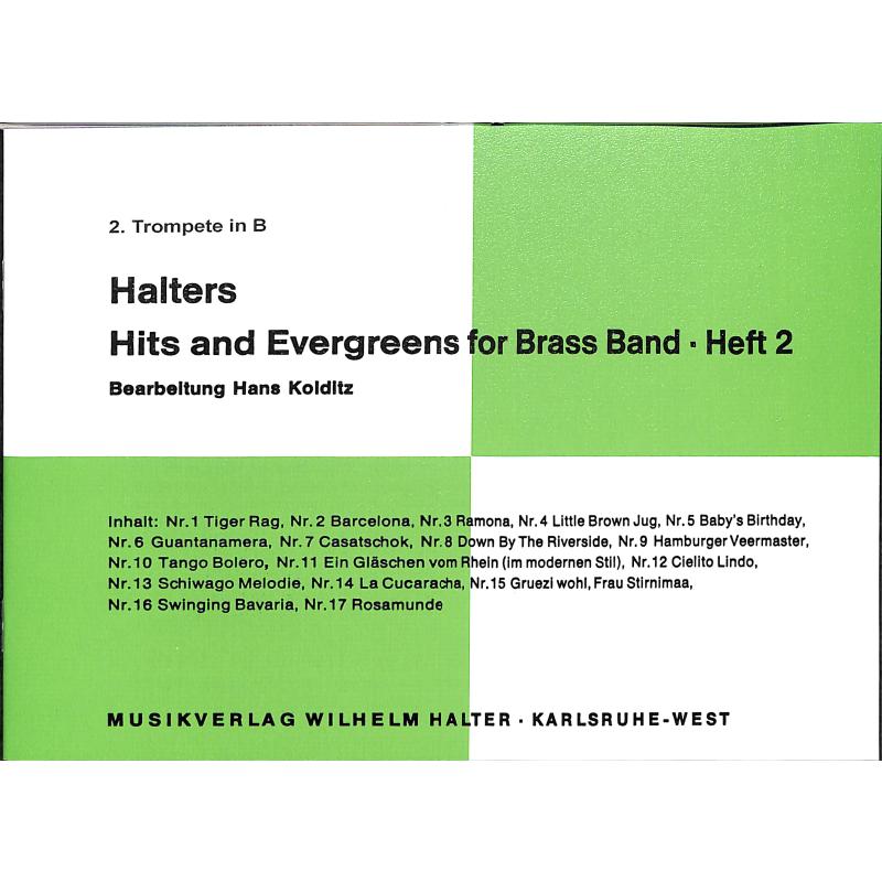 Titelbild für HAL 2155-TRP2 - HALTERS HITS + EVERGREENS 2