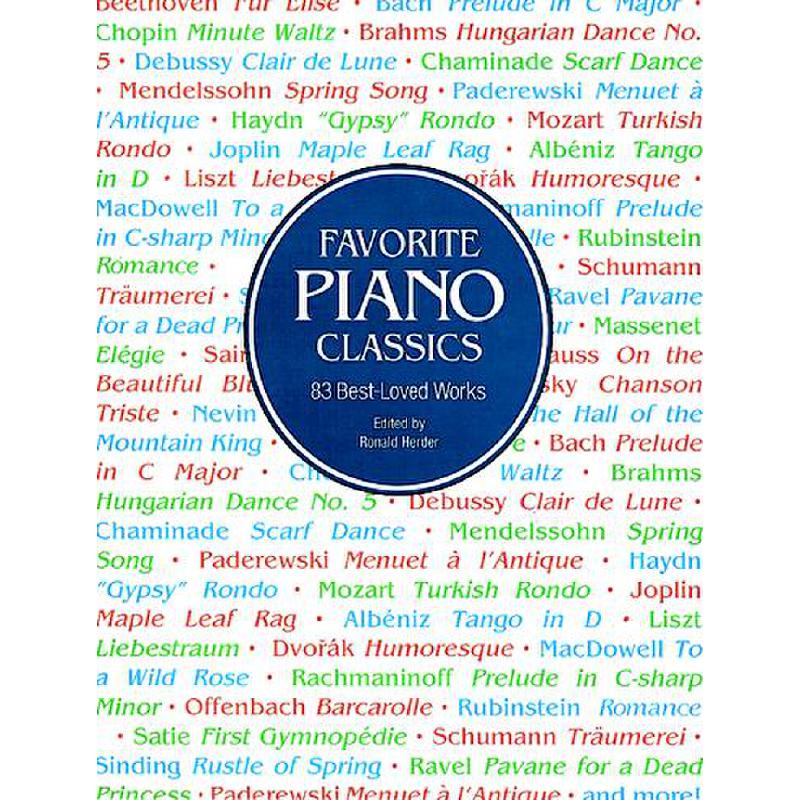 Titelbild für DP 29152-9 - FAVORITE PIANO CLASSICS