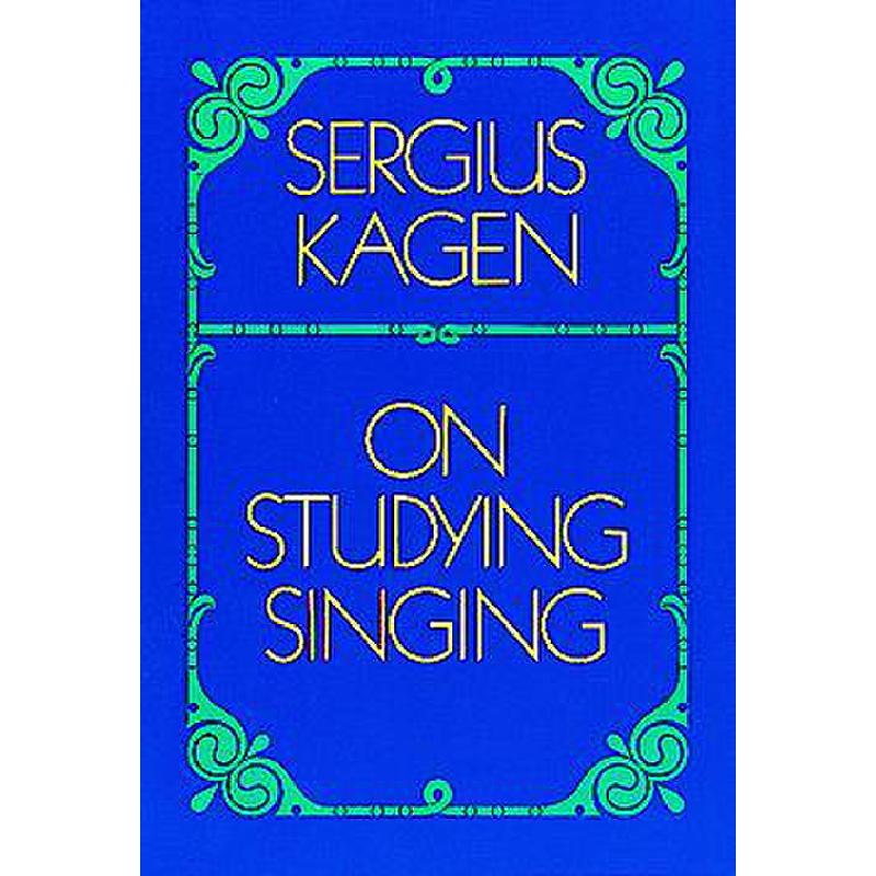 Titelbild für MSDP 12337 - On studying singing
