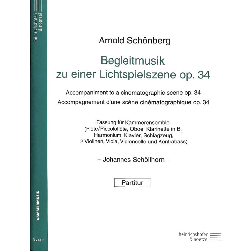 Titelbild für N 2440 - BEGLEITMUSIK ZU EINER LICHTSPIELSZENE OP 34