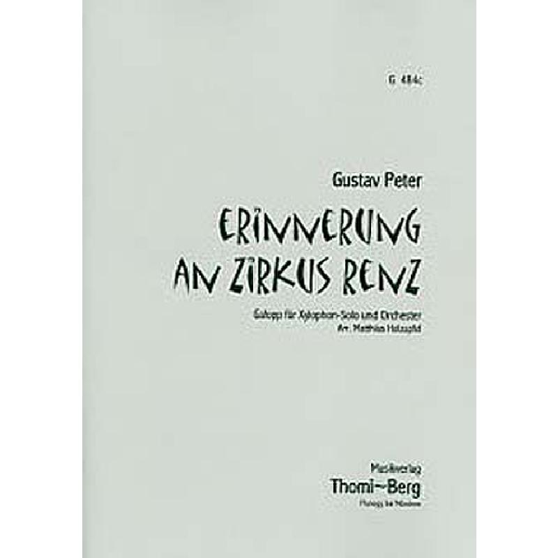 Titelbild für TB -G484C - ERINNERUNG AN ZIRKUS RENZ