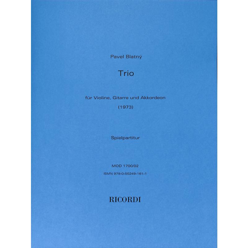 Titelbild für MODERN 1700-02 - Trio