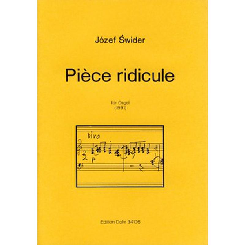 Titelbild für DOHR 94106 - PIECE RIDICULE