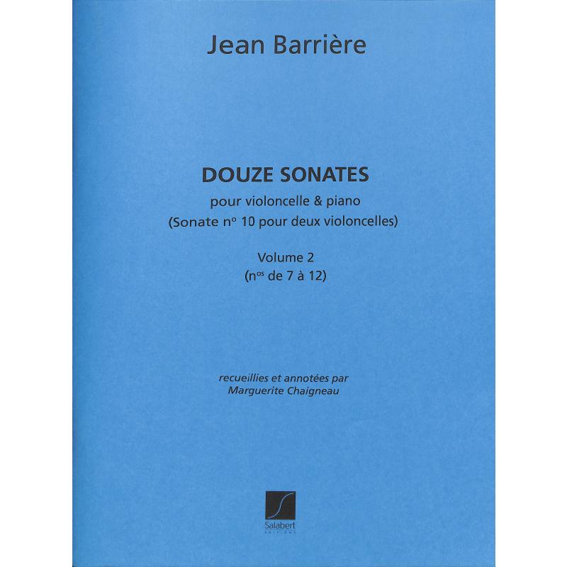 Titelbild für SLB 3881 - 12 Sonaten 2 (7-12)