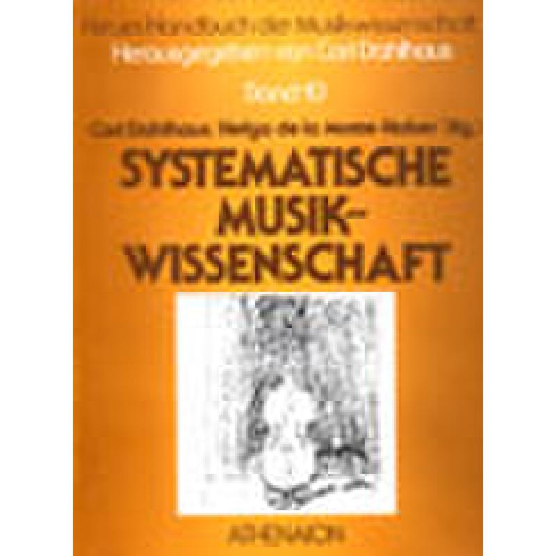 Titelbild für 978-3-89007-040-7 - Systematische Musikwissenschaft