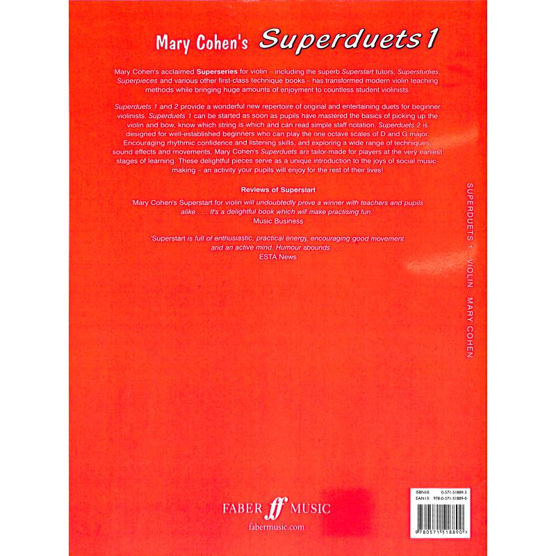 Notenbild für ISBN 0-571-51889-3 - SUPERDUETS 1
