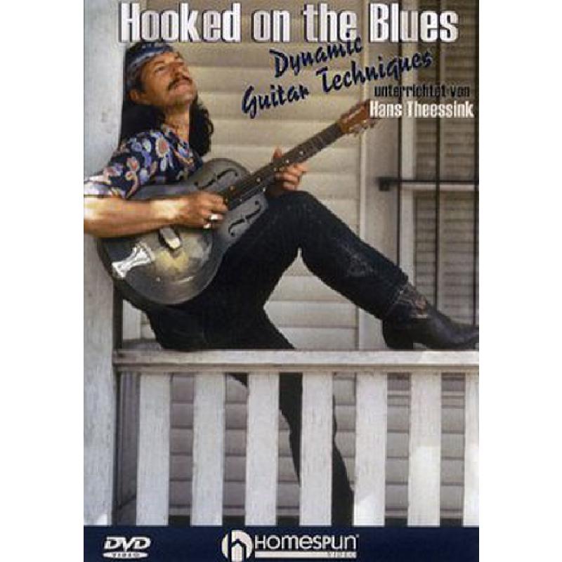 Titelbild für HL 641985 - HOOKED ON THE BLUES - DYNAMIC GUITAR TECHNIQUES