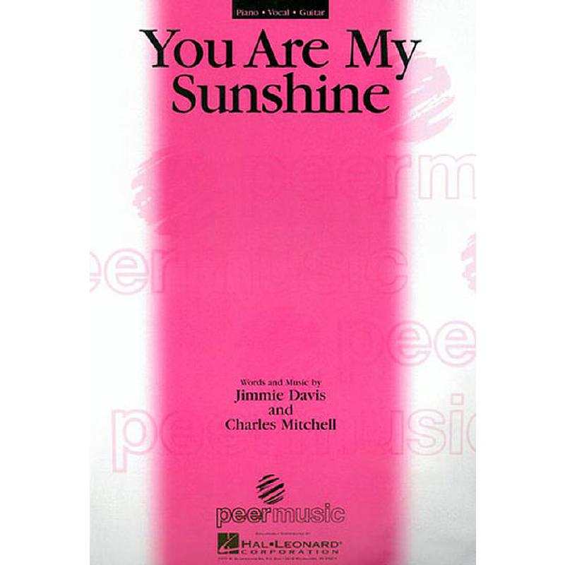 Titelbild für HL 351632 - YOU ARE MY SUNSHINE