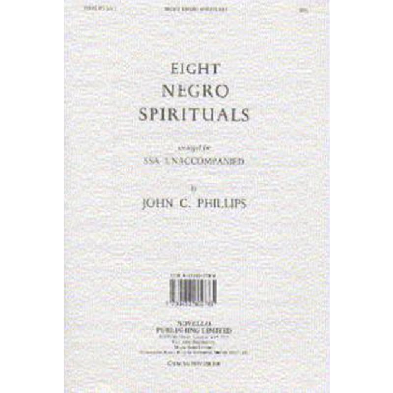 Titelbild für MSNOV 200139 - 8 NEGRO SPIRITUALS