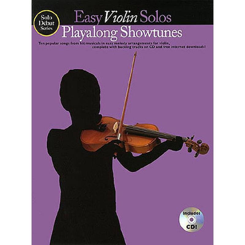 Titelbild für MSAM 986051 - EASY VIOLIN SOLOS - PLAYALONG SHOWTUNES