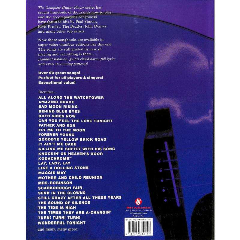 Notenbild für MSAM 997007 - THE COMPLETE GUITAR PLAYER SONGBOOK 2 - OMNIBUS EDITION