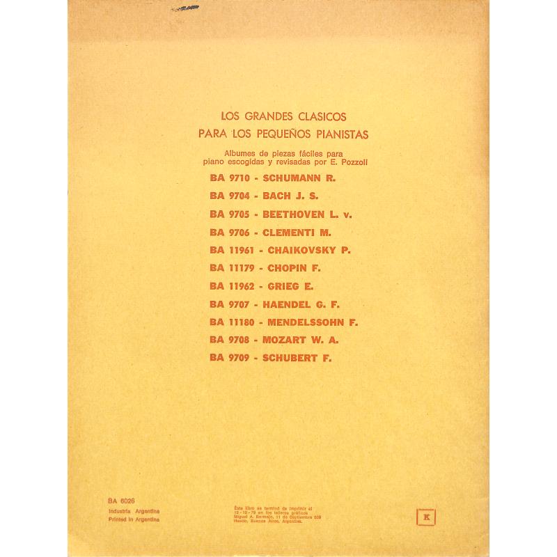 Notenbild für ERBA 6026 - 10 ESTUDIOS