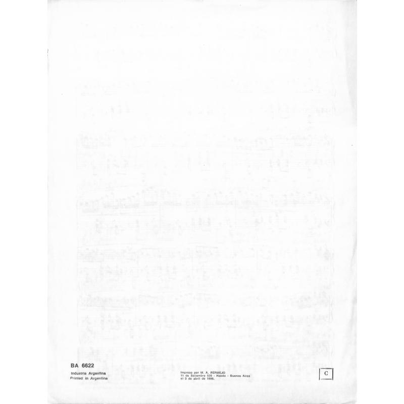 Notenbild für ERBA 6622 - ANDALUZS