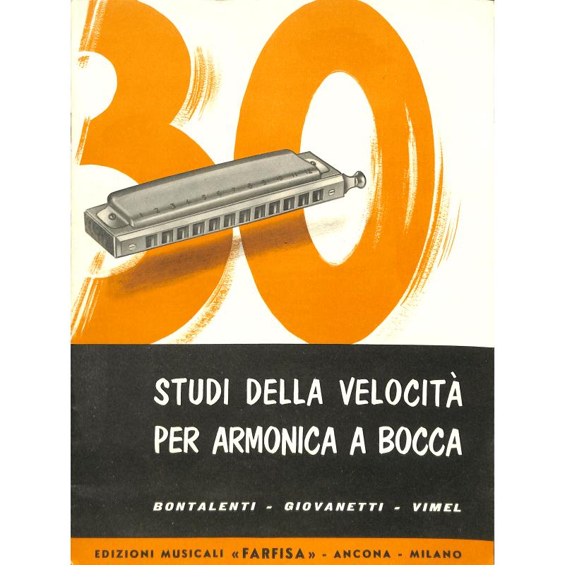 Titelbild für BE 478 - STUDI DELLA VELOCITA PER ARMONICA A BOCCO