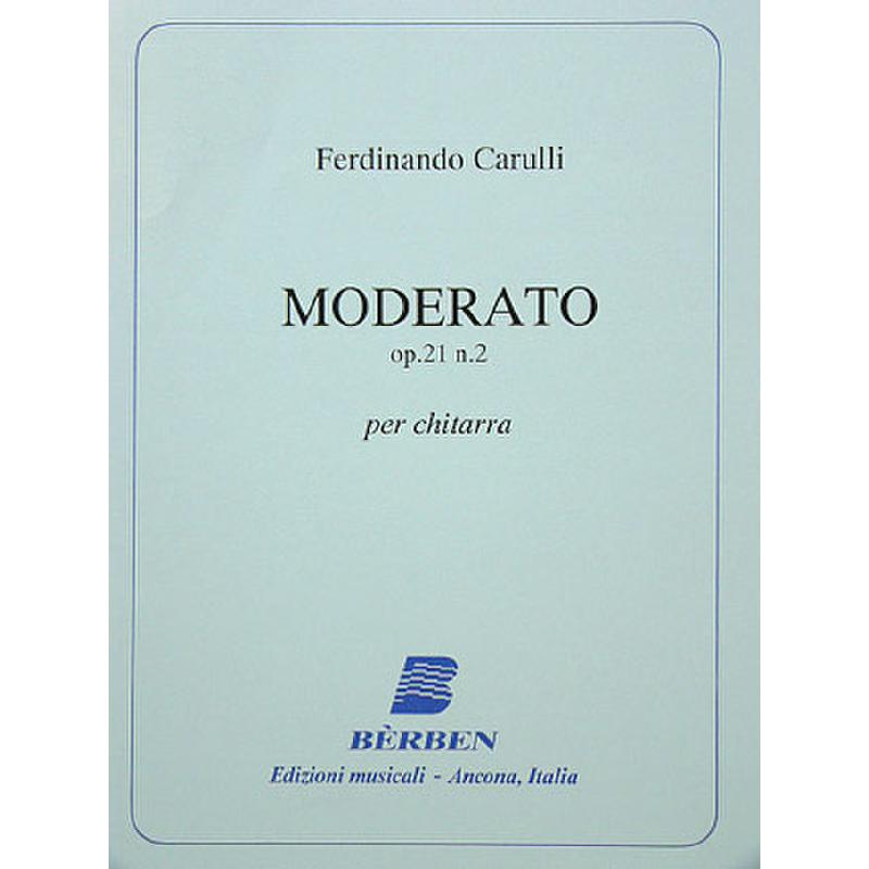 Titelbild für BE 1352 - MODERATO OP 21/2